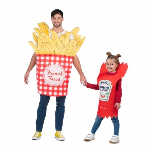 Costume for Adults My Other Me One size Fried Potatoes (chips) Ketchup image 1