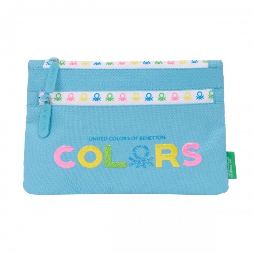 School Case Benetton Spring Sky blue 23 x 16 x 3 cm image 1