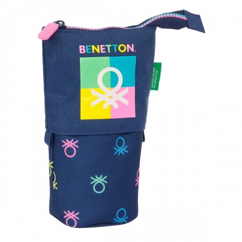 Вертикальный пенал Benetton Cool Тёмно Синий 8 x 19 x 6 cm image 1