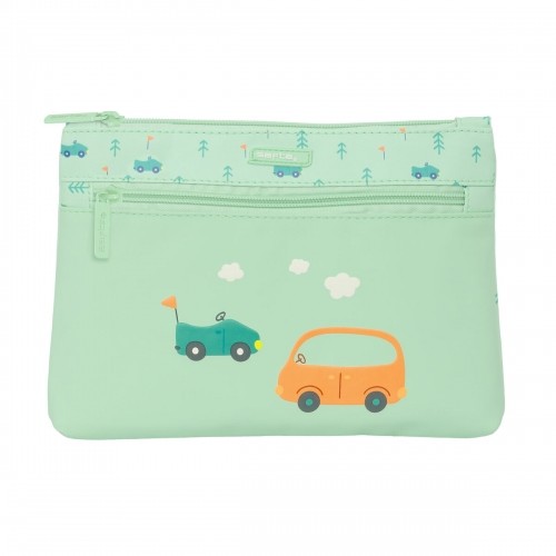 School Case Safta Coches Cars Green 23 x 16 x 3 cm image 1