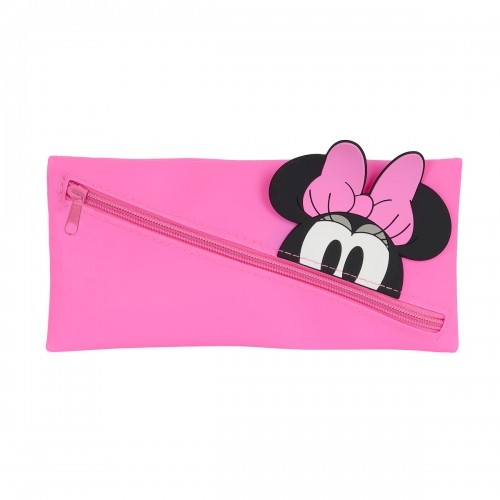 Школьный пенал Minnie Mouse Розовый 22 x 11 x 1 cm image 1