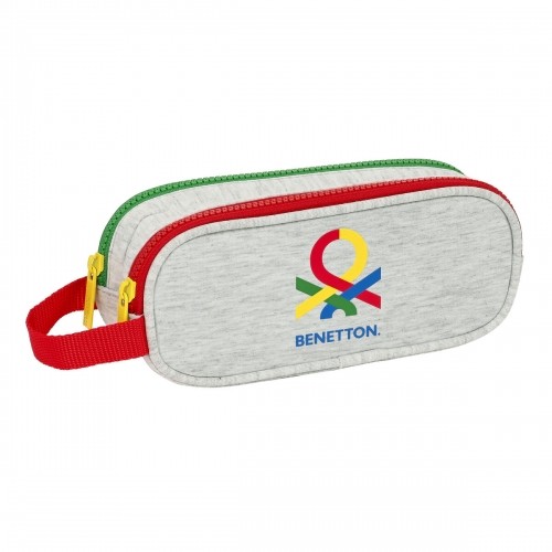 Double Carry-all Benetton Pop Grey (21 x 8 x 6 cm) image 1