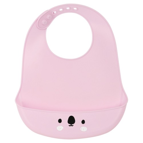 Bib Safta Koala Silicone Pink (21 x 2 x 26 cm) image 1