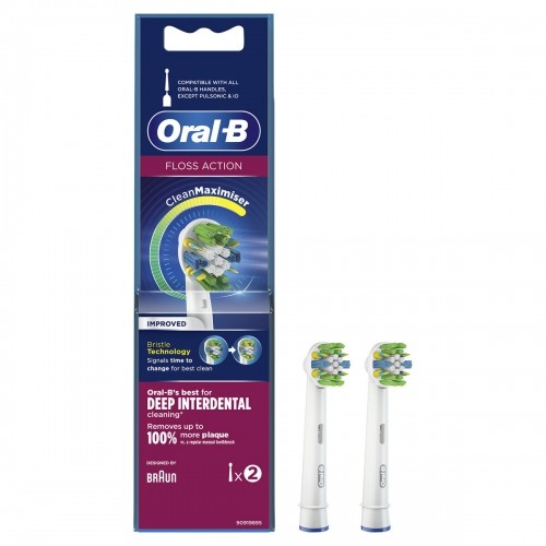 Aizvietojama Galviņa Oral-B Floss Action Balts 2 gb. image 1