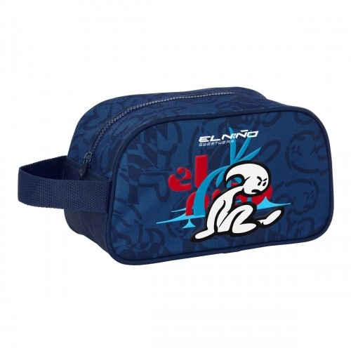 School Toilet Bag El Niño Paradise Navy Blue 26 x 15 x 12 cm image 1