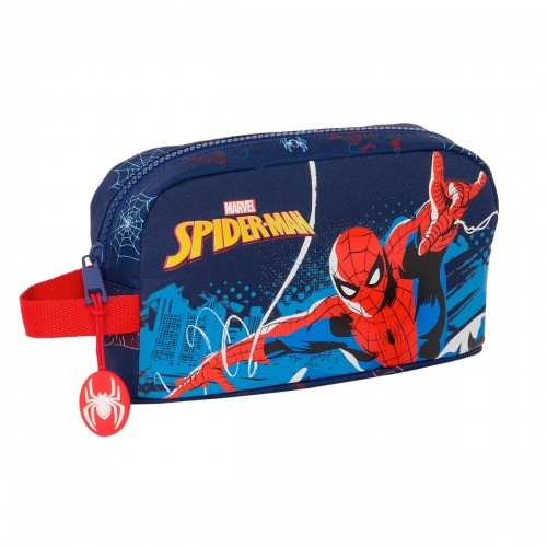 Siltuma pusdienu kārbiņa Spider-Man Neon Tumši Zils 21.5 x 12 x 6.5 cm image 1