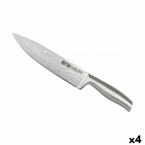 Chef's knife Quttin Waves 20 cm (4 Units) image 1
