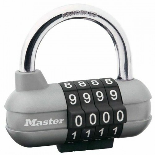 Kombinēšanas piekaramā atslēga Master Lock 64 mm Skapīši image 1