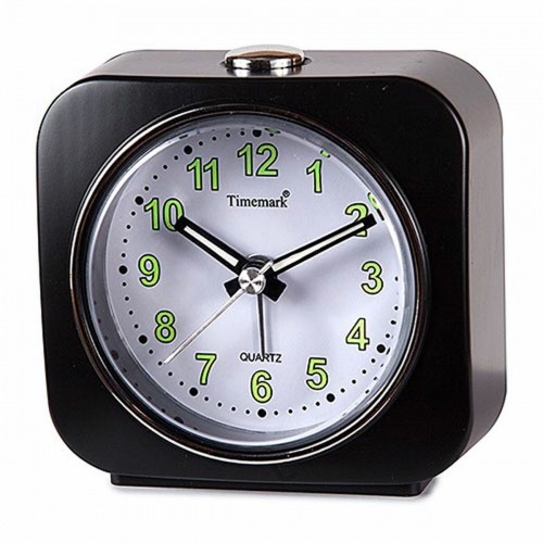 Настольные часы Timemark Melns Plastmasa 9 x 9 x 4 cm image 1