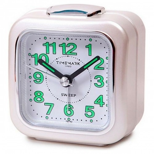 Аналоговые часы-будильник Timemark Белый (7.5 x 8 x 4.5 cm) image 1