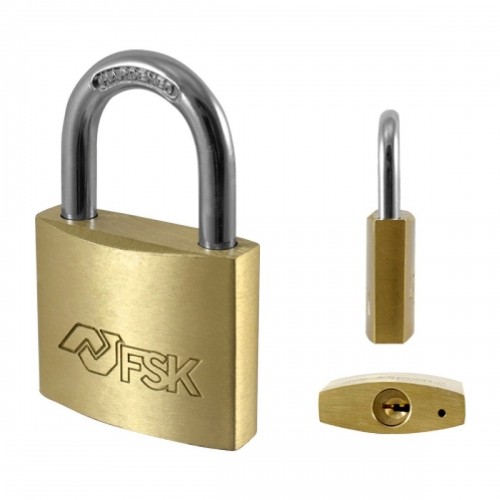 Key padlock Ferrestock 40 mm image 1