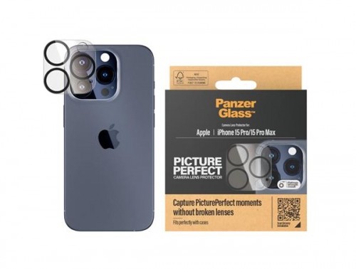 PanzerGlass™ PicturePerfect Camera Lens Protector iPhone 15 Pro | 15 Pro Max image 1