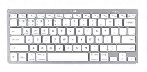 Trust Basic IS Wireless Keyboard Silver (24651) image 1