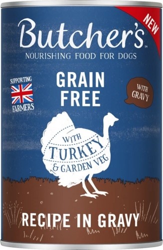 BUTCHER'S Original Recipe in gravy Turkey - Wet dog food - 400 g image 1