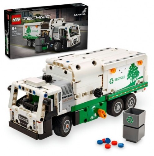 LEGO 42167 Mack LR Electric Garbage Truck Konstruktors image 1