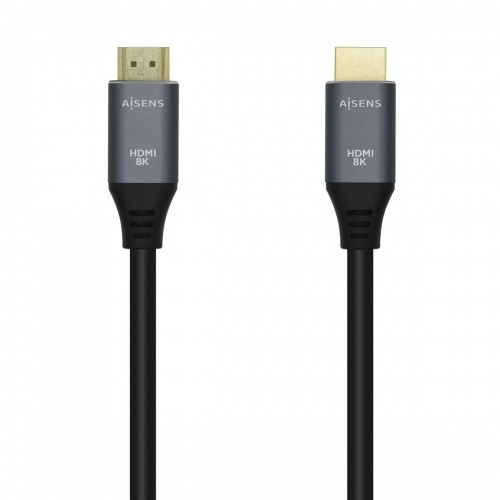 HDMI Cable Aisens Black Black/Grey 50 cm image 1