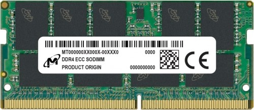 Micron SO-DIMM ECC DDR4 32GB 2Rx8 3200MHz PC4-25600 MTA18ASF4G72HZ-3G2R image 1