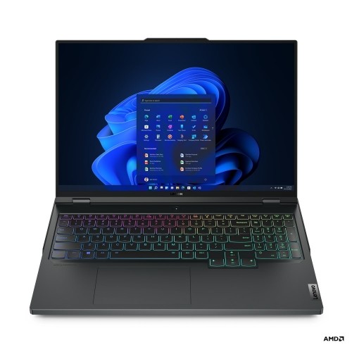 Lenovo Legion Pro 7 Laptop 40.6 cm (16") WQXGA AMD Ryzen™ 9 7945HX 32 GB DDR5-SDRAM 2 TB SSD NVIDIA GeForce RTX 4080 Wi-Fi 6E (802.11ax) Windows 11 Home Grey image 1