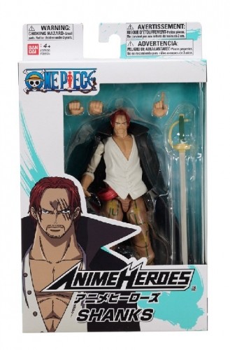 Bandai ANIME HEROES ONE PIECE - SHANKS image 1