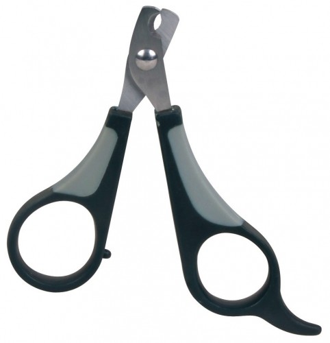 TRIXIE 2373 pet grooming scissors Black, Grey image 1