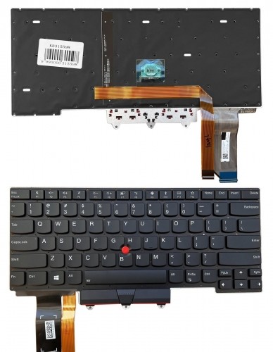 Клавиатура LENOVO Thinkpad E14, с подсветкой, с трекпоинтом, US image 1