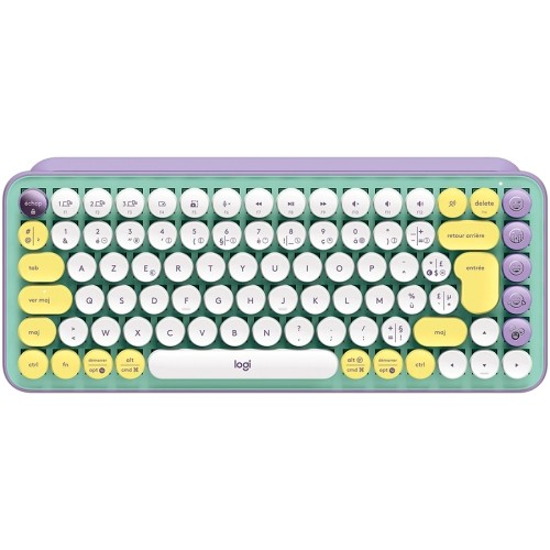 LOGITECH POP Keys Wireless Mechanical Keyboard With Emoji Keys - DAYDREAM_MINT - PAN - BT - NORDIC-613 - BOLT,SIOC image 1