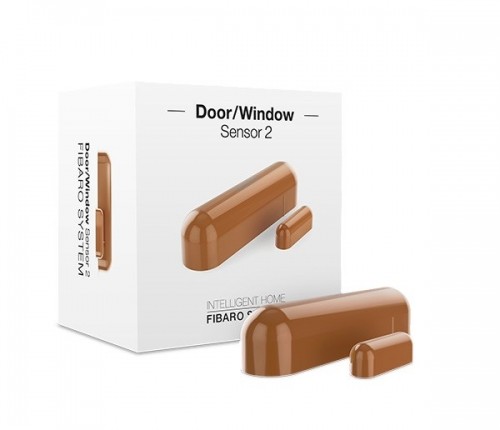 Fibaro FGDW-002-5 ZW5 door/window sensor Wireless Brown image 1