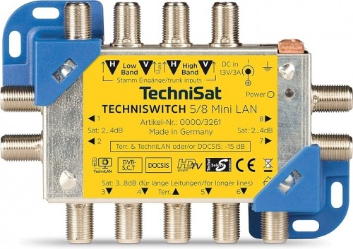 Technisat TechniSwitch 5/8 mini LAN, Multischalter image 1