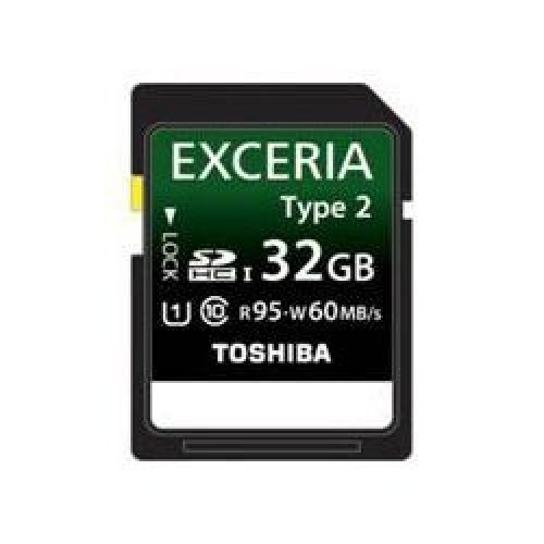 Toshiba  
       Universal  
       SDHC Class 10 (UHS) Exceria Type2 32Gb image 1