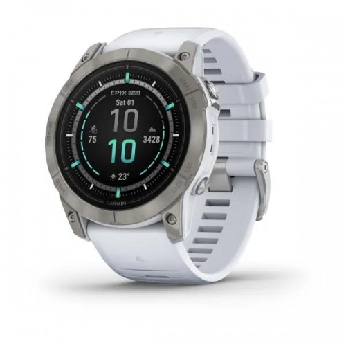 SMARTWATCH EPIX PRO GEN2 51MM/WHITEST. 010-02804-11 GARMIN image 1