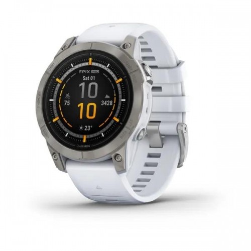 SMARTWATCH EPIX PRO GEN2 47MM/WHITEST. 010-02803-21 GARMIN image 1