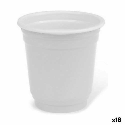 Набор рюмок Algon Многоразовая Белый Пластик 72 Предметы 50 ml (18 штук) image 1
