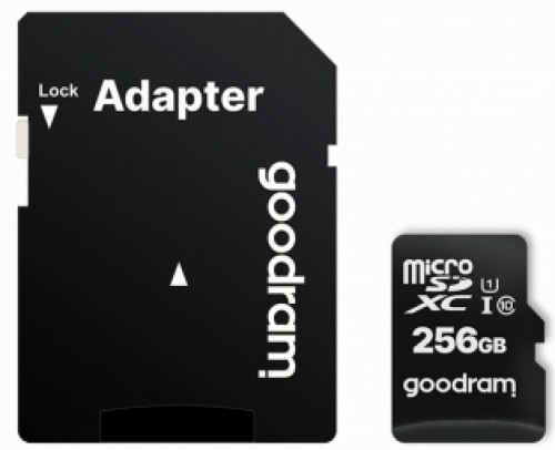 Atmiņas karte Goodram M1AA 256GB MicroSDXC + Adapter image 1