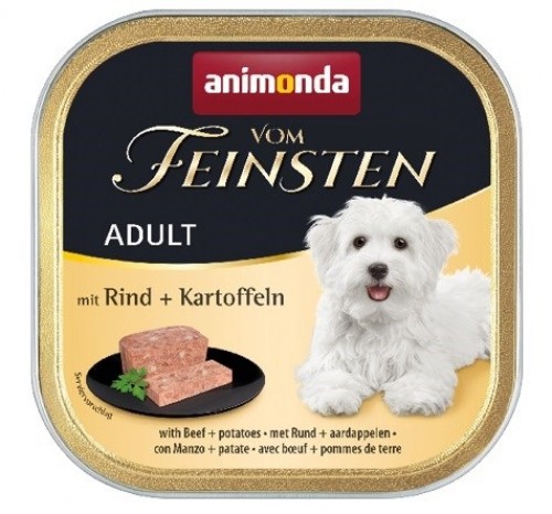 animonda Vom Feinsten with beef + potatoes Beef, Potato Adult 150 g image 1