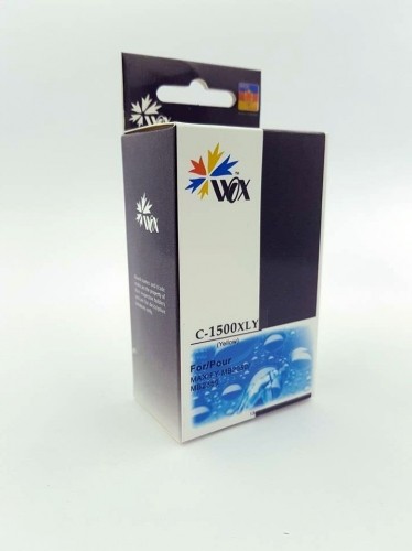 Ink cartridge Wox Yellow CANON PGI-1500XLY replacement with chip PGI1500XLY image 1