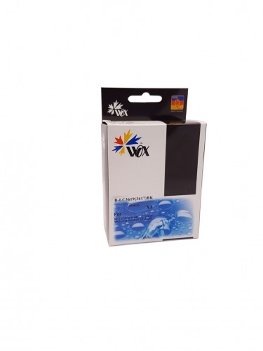 Ink cartridge Wox Black Brother LC3619BK  replacement (LC3619BK) image 1