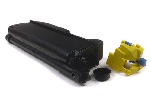 Empty Cartridge - Kyocera TK5305 Yellow 100% new  (just fill in the toner powder and install the proper chip) image 1
