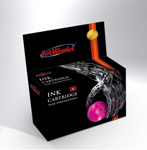 Ink Cartridge JetWorld  Magenta HP 933XL (indicates the ink level - chip SCC) remanufactured CN055AE image 1