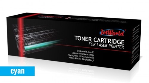 Toner cartridge JetWorld Cyan Glossy Oki MC853, MC873, MC883 replacement 45862839 image 1