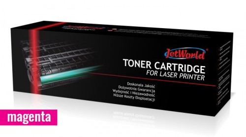 Toner cartridge JetWorld Magenta Glossy Oki MC760 replacement 45396302 image 1