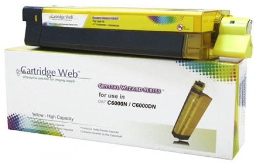 Toner cartridge Cartridge Web Yellow OKI C8600/C8800 replacement 43487709 image 1