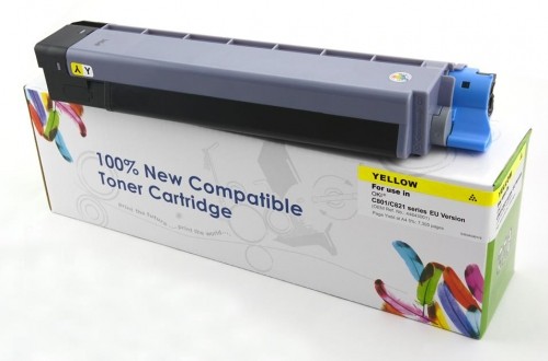 Toner cartridge Cartridge Web Yellow  OKI C801/C821 replacement 44643001 image 1