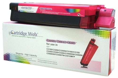 Toner cartridge Cartridge Web Magenta OKI C3100/C5100/C5450 replacement 42804514/42127406/42127455 image 1