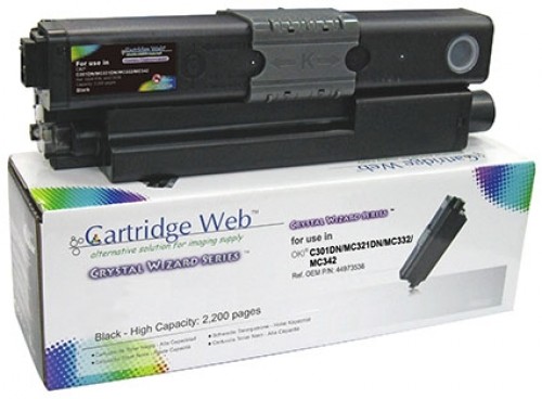 Toner cartridge Cartridge Web Black OKI C301 replacement 44973536 image 1