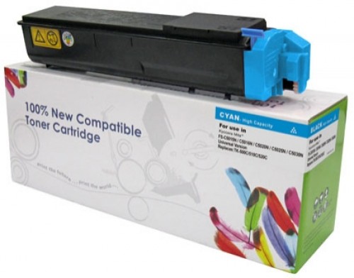Toner cartridge Cartridge Web Cyan Kyocera TK500/TK510/TK520 replacement TK-500C/TK510C/TK520C image 1