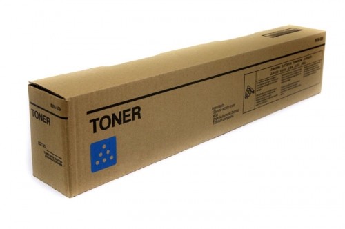 Toner cartridge Clear Box Cyan Minolta Bizhub  C258, C308, C368, C454, C554  replacement TN324C, TN512C (chemical powder) image 1