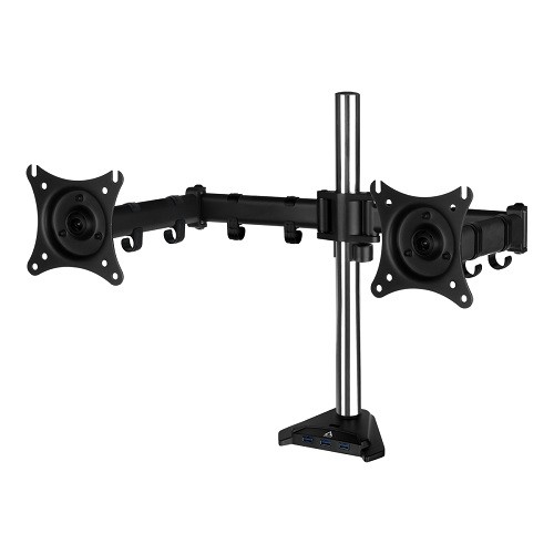 Arctic Z2 Pro Dual Monitor Arm 35"/34" with USB 3.2 Hub, Desk Mount image 1