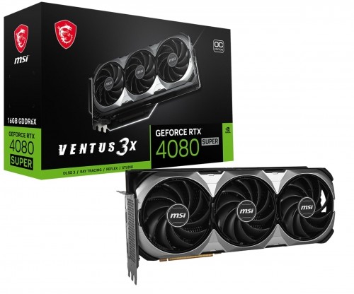 MSI GeForce RTX 4080 Super 16G VENTUS 3X OC - 16GB GDDR6X, 2x HDMI, 2x DP image 1