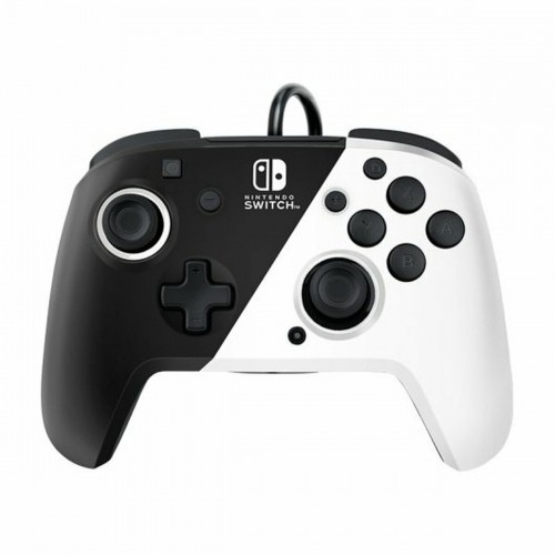 Gaming Control PDP Faceoff Deluxe Audio Black/White Nintendo Switch image 1