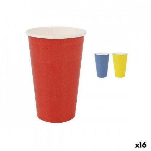 Набор стаканов Algon Одноразовые Картон Разноцветный 10 Предметы 450 ml (16 штук) image 1